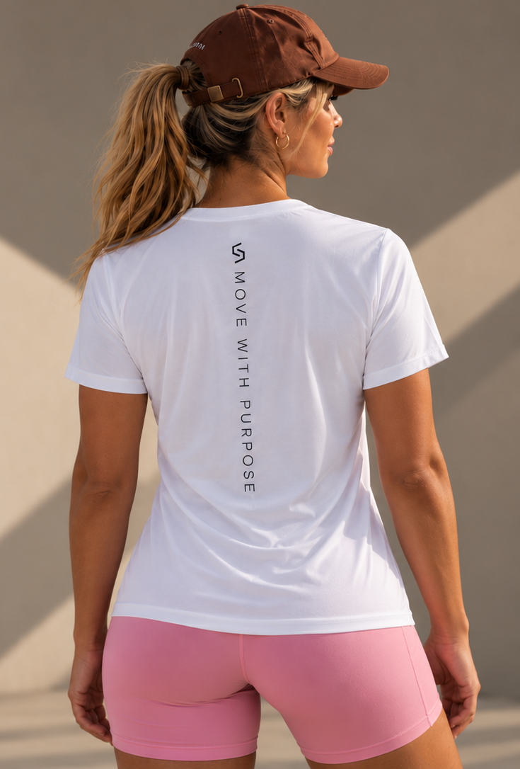 Camiseta Dry Fit Feminina | Move With Purpose